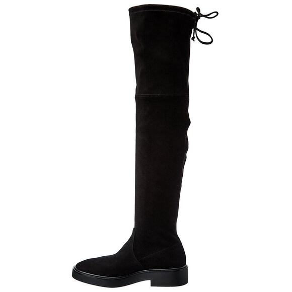 Stuart Weitzman Black Mara Suede Over-The-Knee Boot 37.5 - Picture 1 of 6